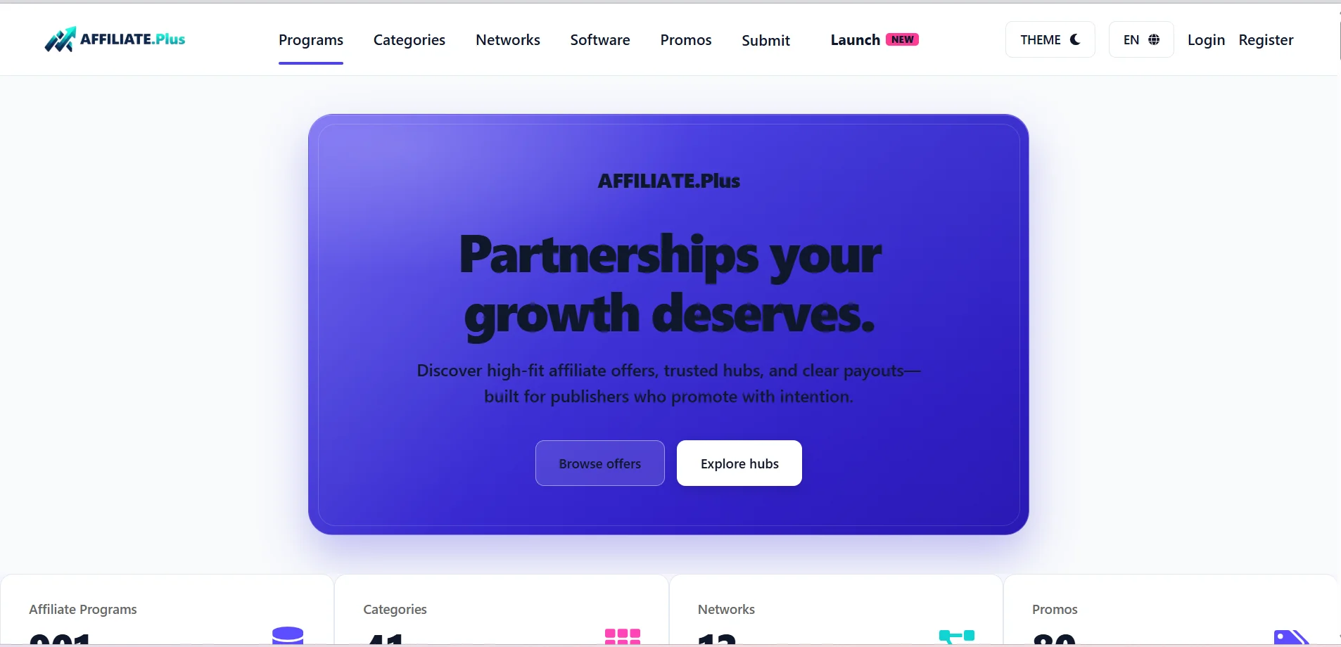 Affiliate Plus — Full-Stack Affiliate Marketplace