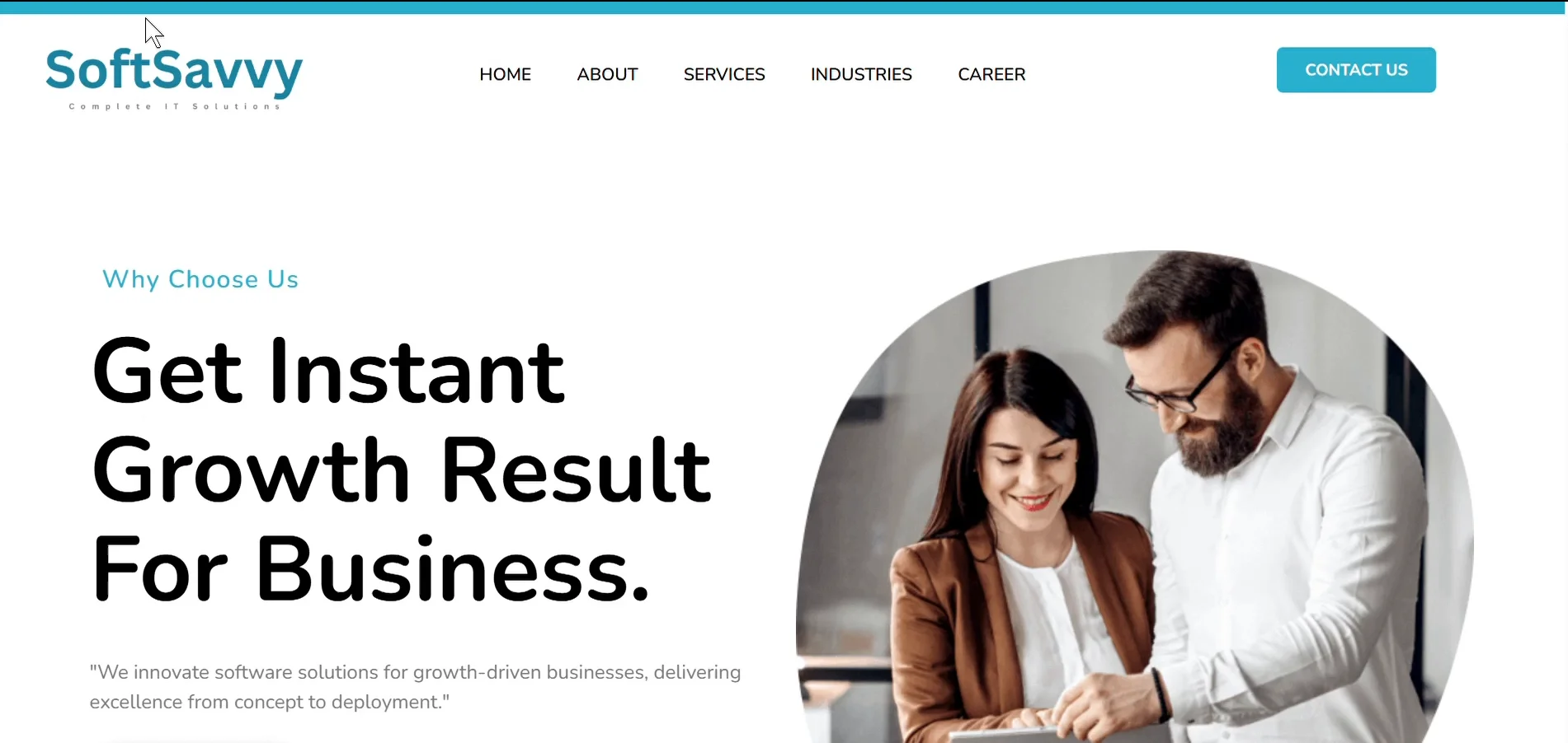 SoftSavvy — Complete IT Solutions Website