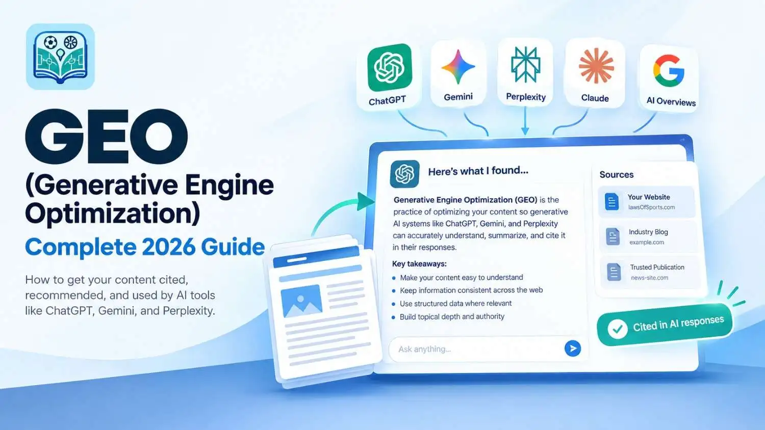 What Is GEO (Generative Engine Optimization)? Complete 2026 Guide