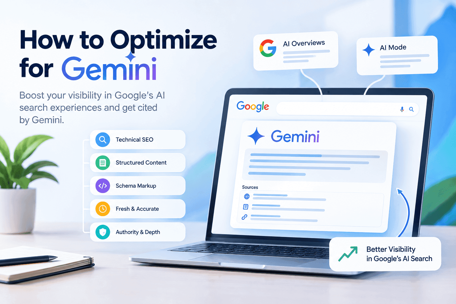 Gemini Search SEO: How to Get Your Business Recommended by Google's Gemini (2026)